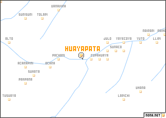 map of Huayapata