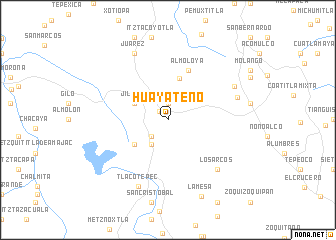 map of Huayateno