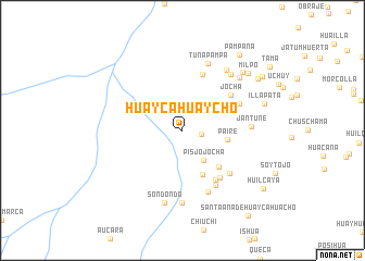 map of Huaycahuaycho