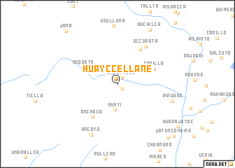 map of Huayccellane