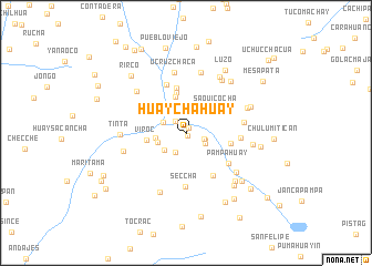 map of Huaychahuay