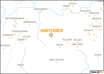 map of Huaychoco