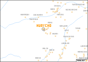 map of Huaycho