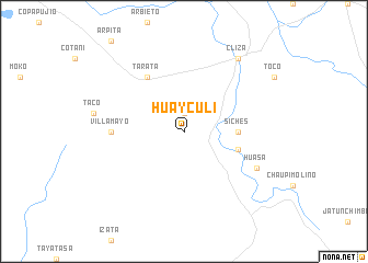 map of Huayculi