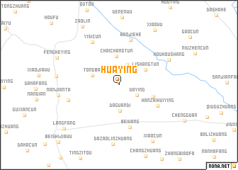 map of Huaying