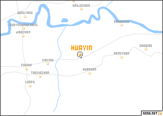 map of Huayin