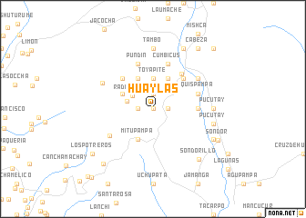 map of Huaylas
