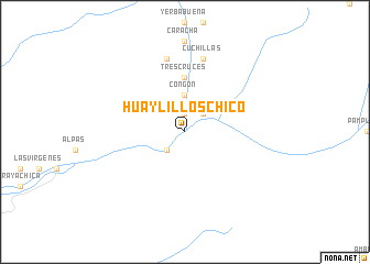 map of Huaylillos Chico