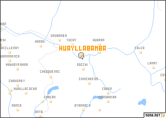 map of Huayllabamba