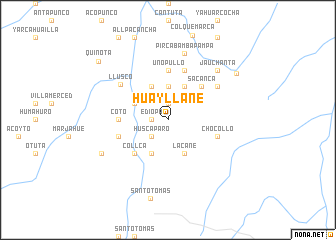 map of Huayllane