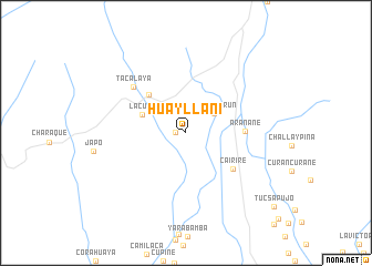 map of Huayllani