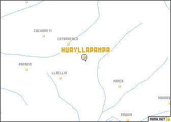 map of Huayllapampa