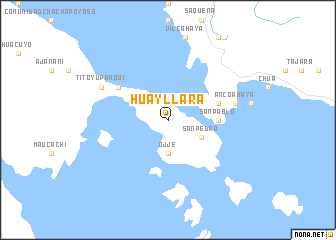 map of Huayllara