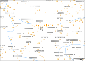 map of Huayllatana