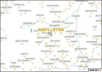 map of Huayllatira