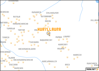 map of Huayllaura