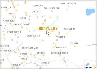 map of Huayllay