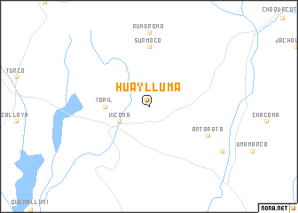 map of Huaylluma