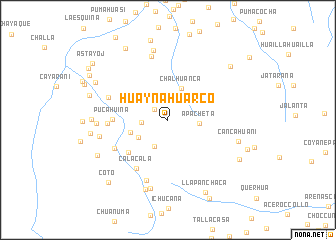 map of Huaynahuarco