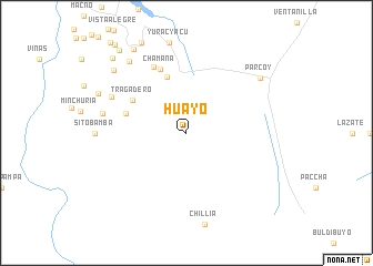 map of Huayo