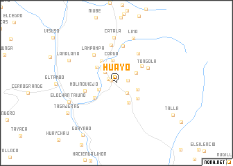 map of Huayo