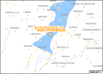 map of Huaypira Baja