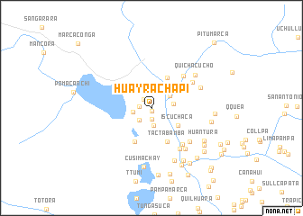 map of Huayrachapi