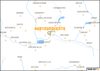 map of Huayrurokente