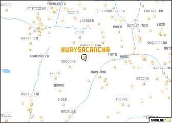 map of Huaysa Cancha