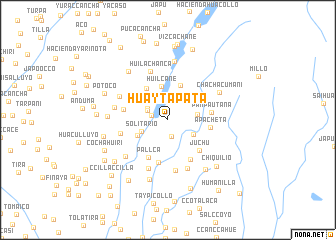 map of Huaytapata