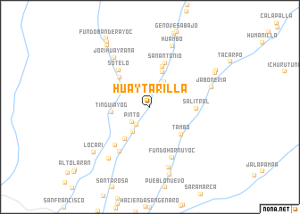 map of Huaytarilla