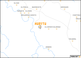 map of Huaytú