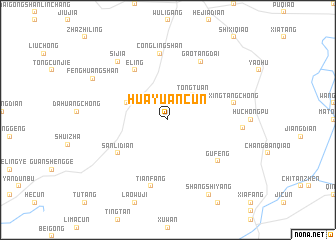 map of Huayuancun