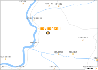 map of Huayuangou