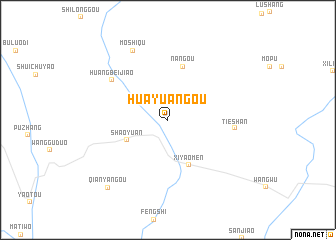 map of Huayuangou