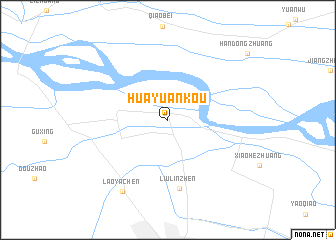 map of Huayuankou