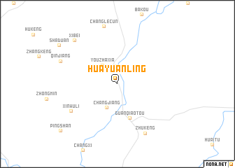 map of Huayuanling