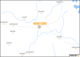 map of Huayuan