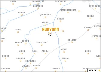 map of Huayuan