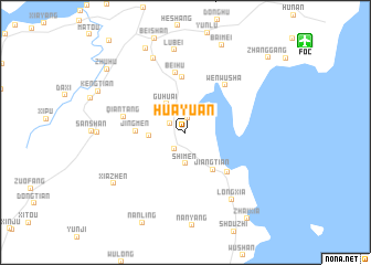 map of Huayuan