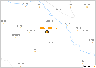 map of Huazhang