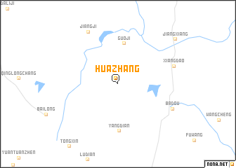 map of Huazhang