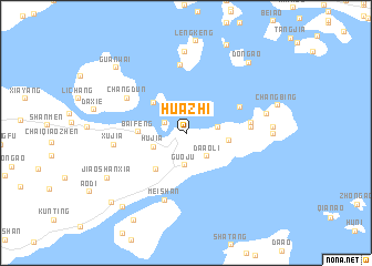 map of Huazhi