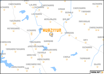 map of Huaziyun