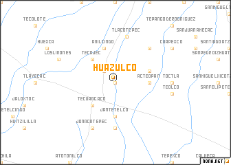 map of Huazulco