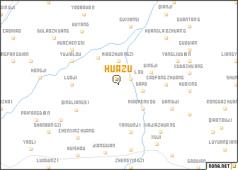 map of Huazu