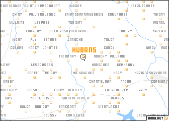 map of Hubans