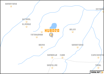 map of Hubara