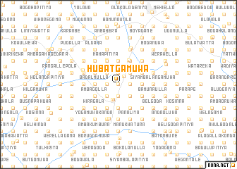 map of Hubatgamuwa