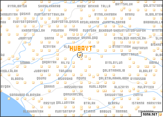 map of Ḩubayt